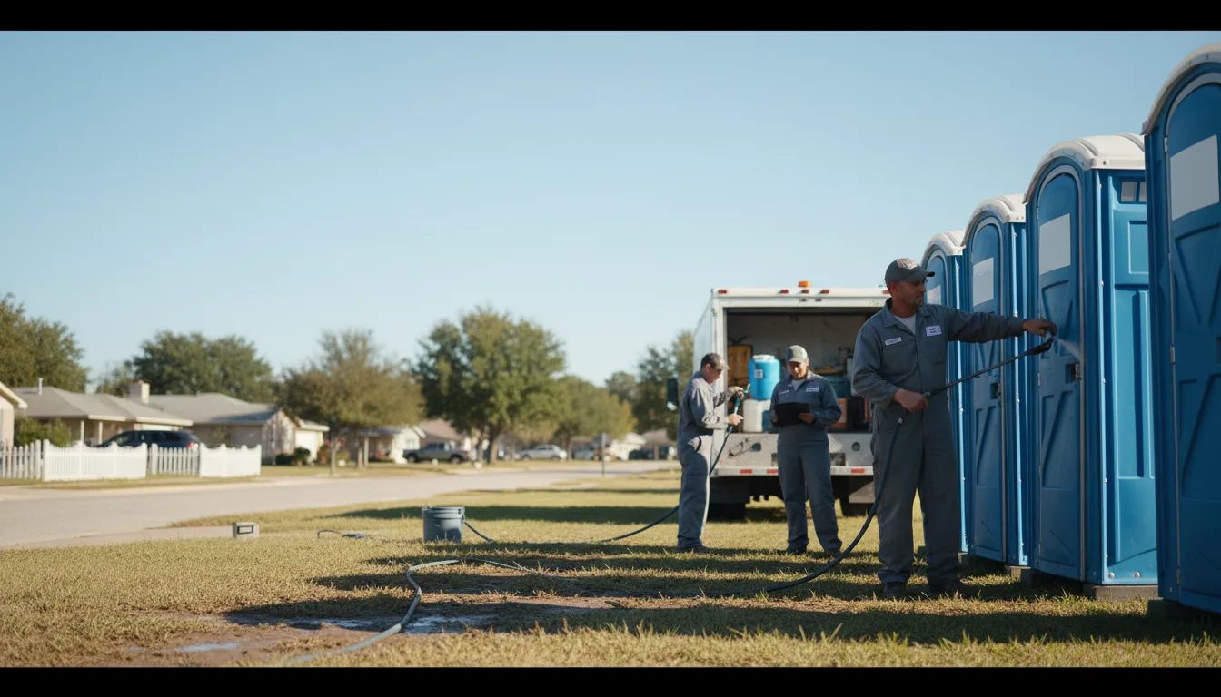 Long-Term Portable Toilet Rental in Hollister, OK near me